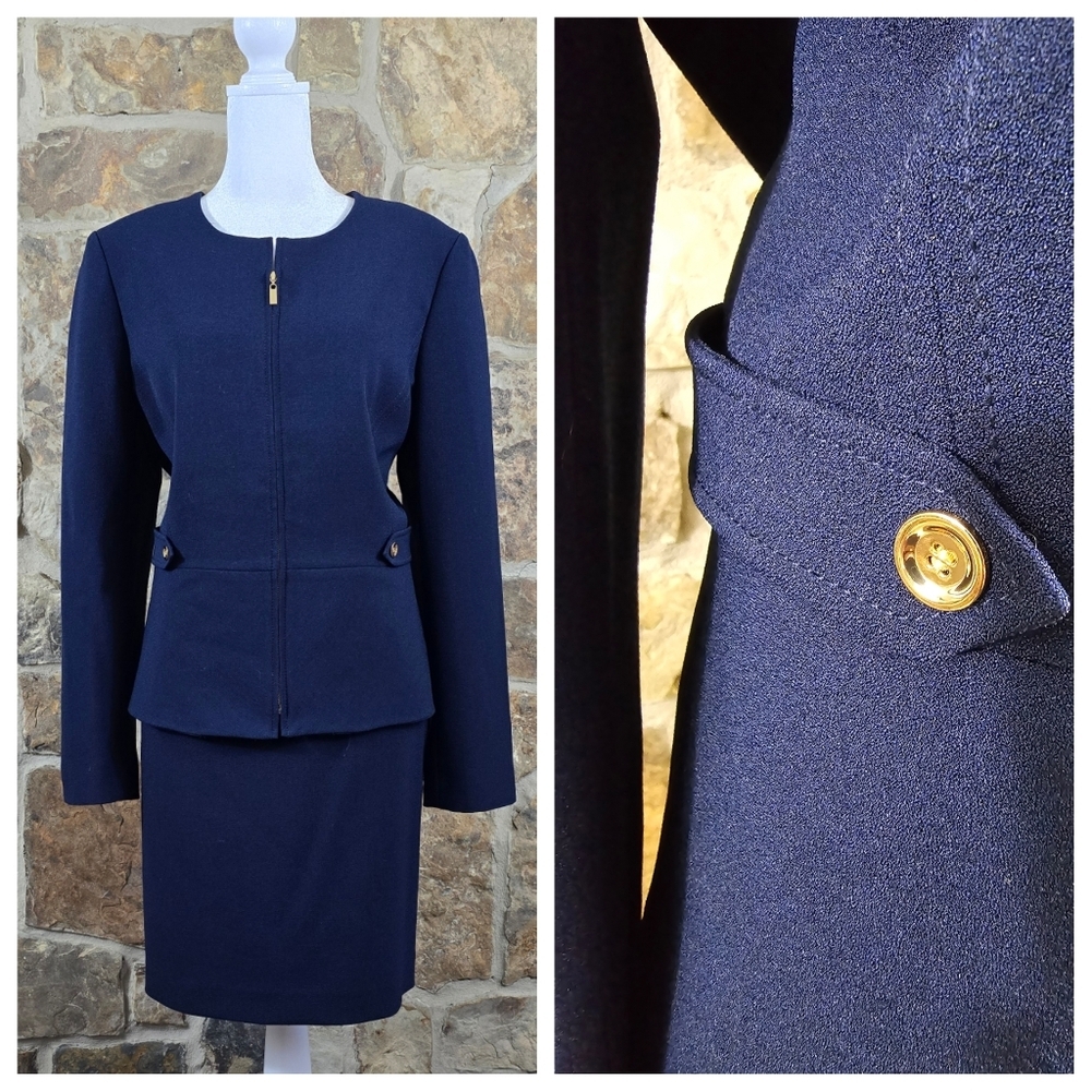 Tahari 12 12P Skirt Suit Set - Picture 1 of 9